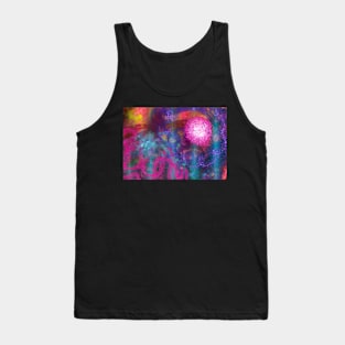 Purple Sparkle Space Tank Top